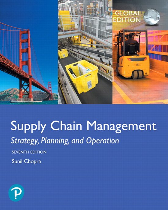 Foto: Supply chain management strategy planning and operation global edition