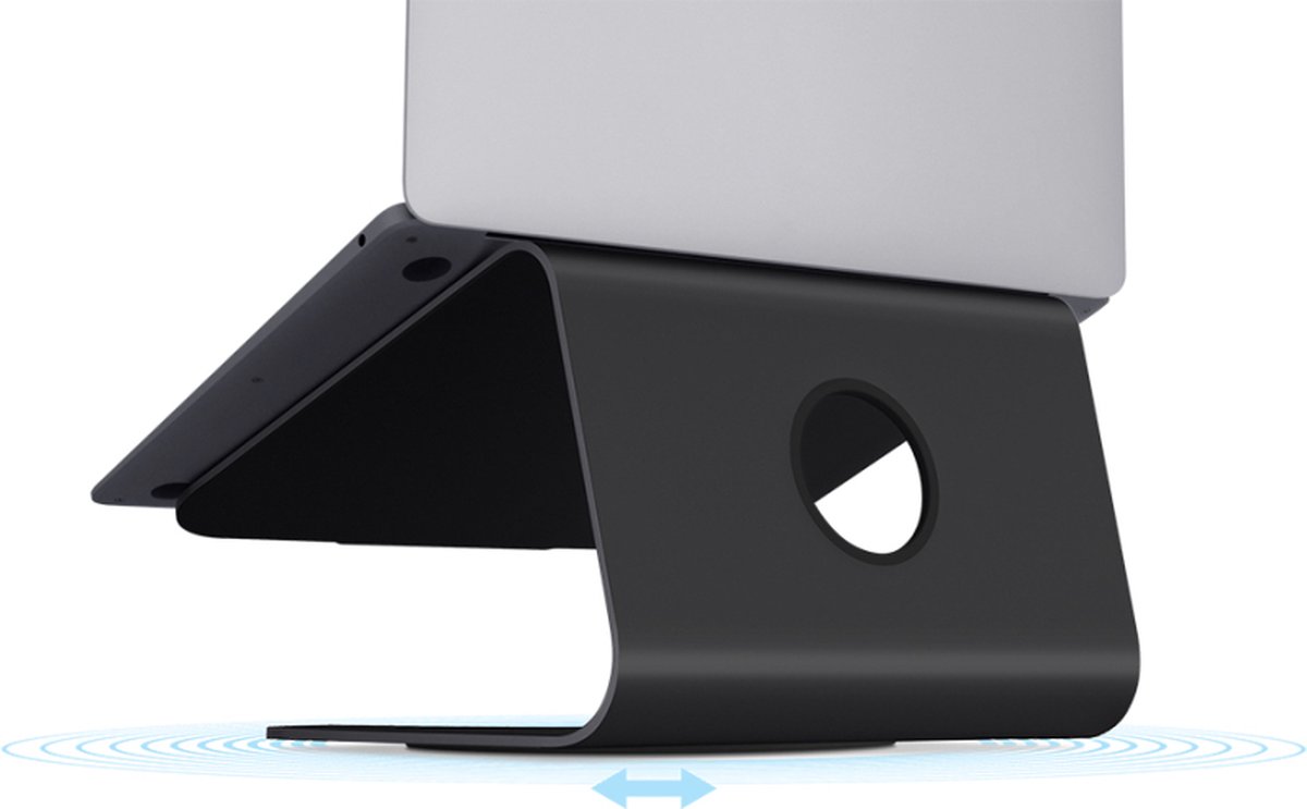 Rain - Geschikt voor - Design - Geschikt voor - mStand - Geschikt voor - 360 - Geschikt voor - Laptop - Geschikt voor - Stand - Geschikt voor - + - Geschikt voor - Swivel - Geschikt voor - Base - Geschikt voor - Black