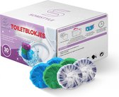 Somstyle Toiletblokjes Inbouwreservoir 30 Stuks - WC Blokjes - Lavendel / Ocean / Lemon