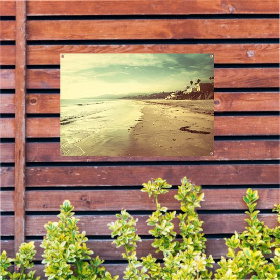 Affiches de plage - Affiche paysage - Posters de jardin de jardin Maisons - Affiche extérieure - Toile de clôture - Décoration de Jardin décoration murale affiche de jardin 90x60 cm