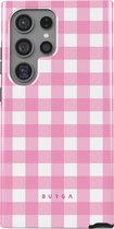 BURGA Telefoonhoesje voor Samsung Galaxy S24 Ultra - Schokbestendige Hardcase Hoesje - Think Pink