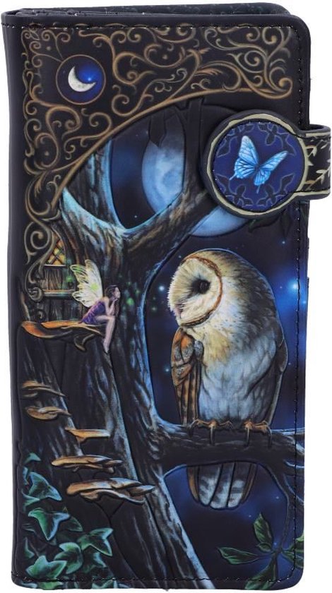 Nemesis Now - Fairy Tales - Fairy and Owl Embossed Purse 18.5cm