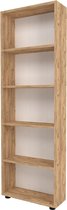 In And OutdoorMatch Boekenkast Jade - 172x55x20cm - Houtkleur - MDF