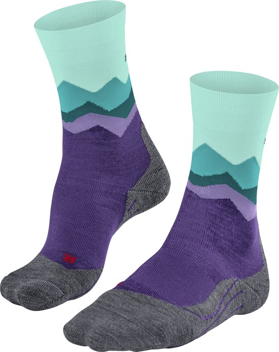 FALKE TK2 Explore chaussettes de randonnée femme - violet (améthyste) - Taille : 37-38
