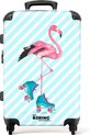 Blauwe strepen, Flamingo
