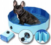 Hondenzwembad - 80x80x20 cm - 60 Liter - Binnen een paar seconden opgezet