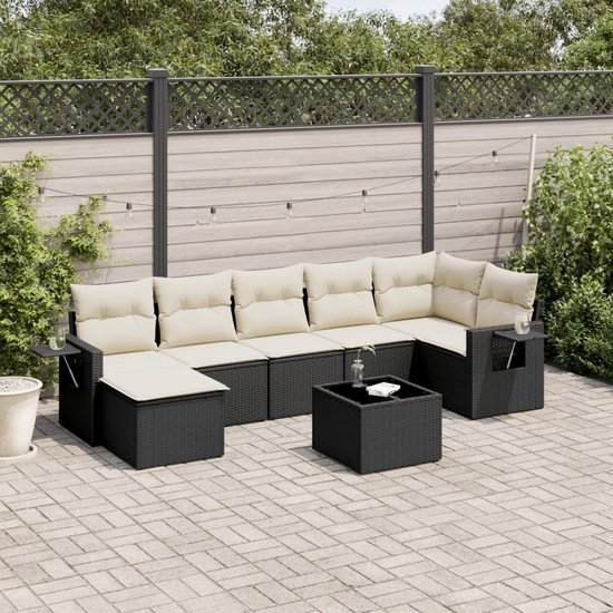 vidaXL-8-delige-Loungeset-met-kussens-poly-rattan-zwart