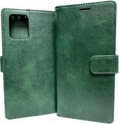 Bookcase Geschikt voor: Samsung Galaxy S10 Lite 2020 - Groen - portemonnee hoesje