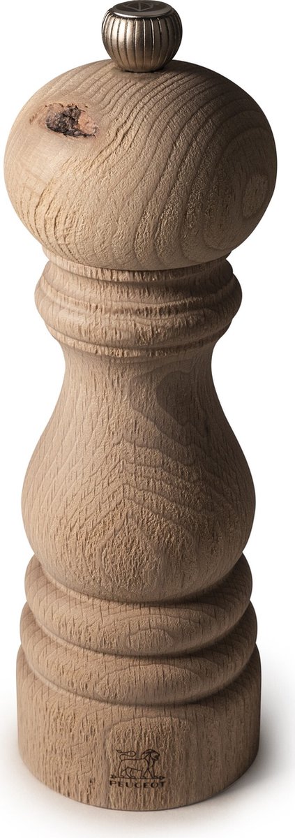 Peugeot Handmatige Zoutmolen - Gerecycled Hout, 18 cm