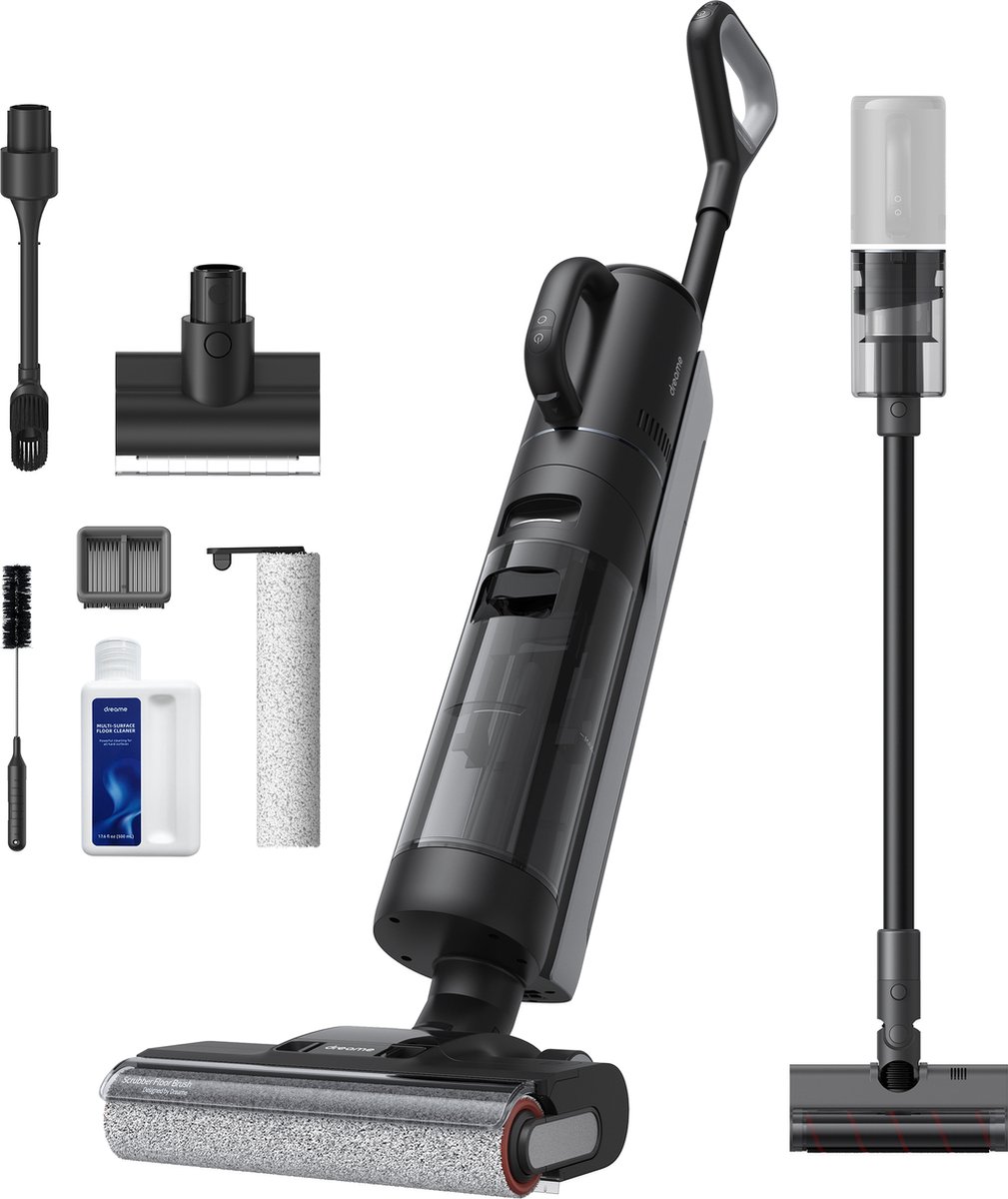 Dreame H12 DUAL Wet and Dry - Steelstofzuiger met Dweilfunctie - Draadloos
