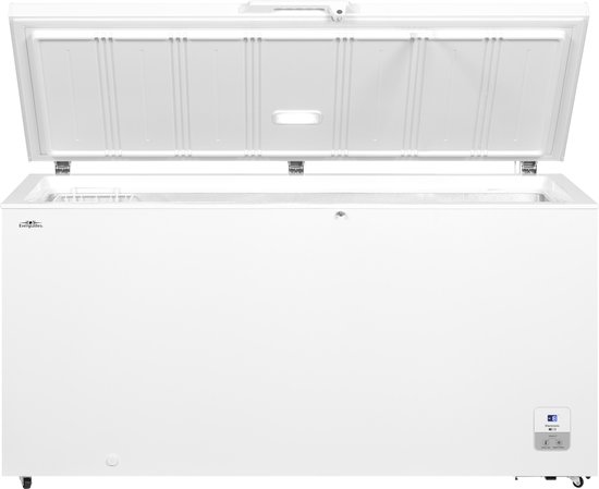 Everglades EVFR5205 - Vrieskist - 500 Liter - E Klasse - Digitaal - Wit - 5 jaar Garantie