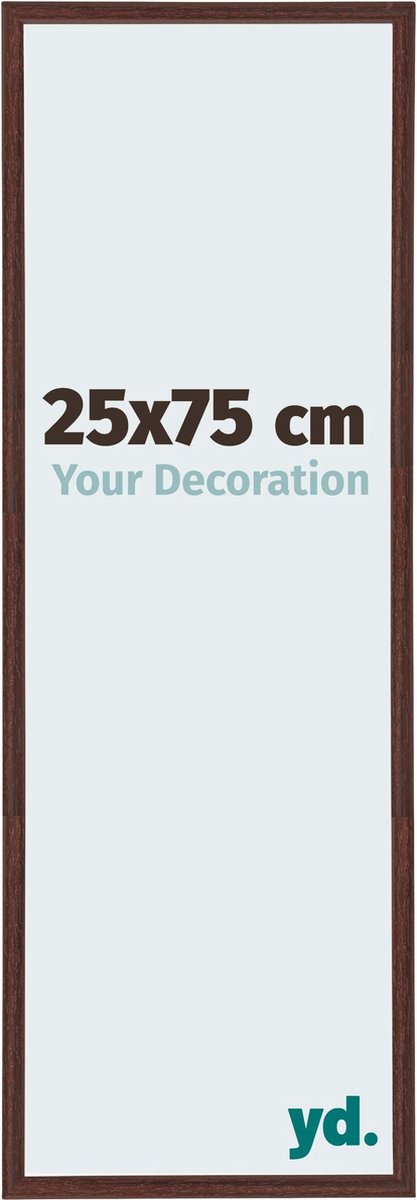 yd. Your Decoration - Fotolijst 25x75 cm - Kunststof - Bruin - Annecy