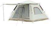 Orion Store - Tente – Tente familiale – 4 personnes – Tente de haute qualité – Tente à double porte – Tente de glamping Plein air monocouche entièrement automatique – Tente de camping – Tente 3-4 personnes – Grijs