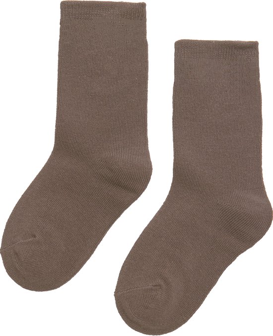 iN ControL 6pack effen sokken - Donker Zand - 27/30