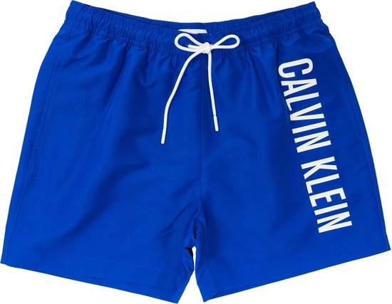 Calvin Klein Medium Zwemshort Heren Zwembroek - Blauw - Maat L