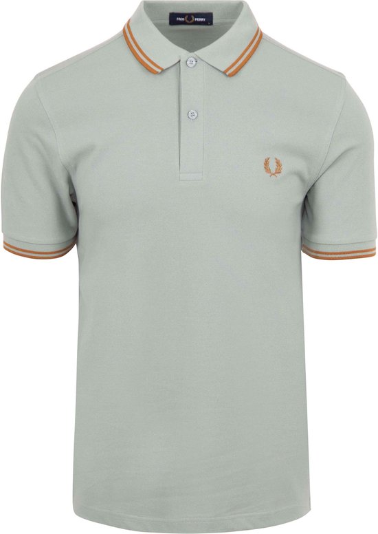 Fred Perry - Polo M3600 Lichtblauw V22 - Slim-fit - Heren Poloshirt Maat 3XL