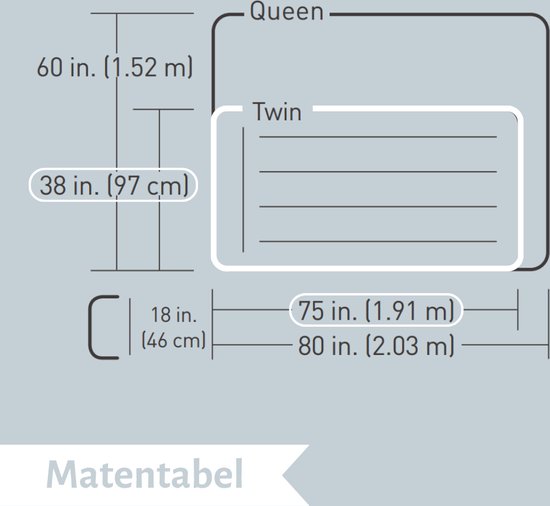 Bestway luchtbed - 1-Persoons - 97 x 191 x 46 cm - Grijs - Inclusief pomp - Reparatieset van Merkloos — afbeelding 5
