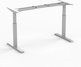 Bureau assis-debout électrique Worktrainer Steelforce370 (cadre Argent /sans plateau)