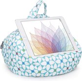 iBeani iPad en tablet kussenstandaard - zitzakhouder voor alle apparaten - handige zijzak - geometrisch design tablet holder for bed