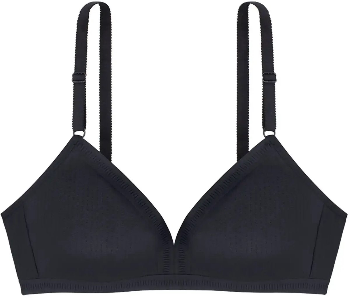 Dorina Niet voorgevormde Bh zonder beugel - Tiffany - Bralette met sluiting - Katoen - 75B - Wit