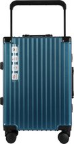 A To Z Traveller Cabilux - Bagage à main 55cm - Aluminium Luxe - 35L - Bleu clair - Serrure TSA