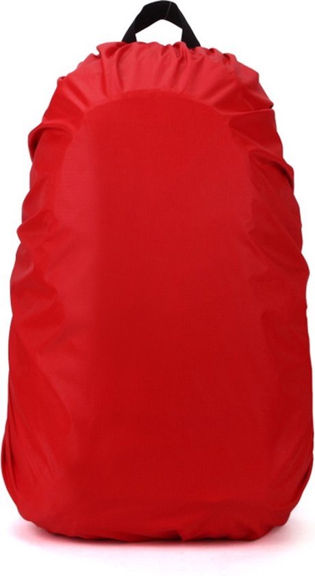 2x Regenhoes Voor De Rugzak I Rugzak Regencover I Waterdicht I Regenhoes Tas I Bescherming Tas Tegen regen I 25-35 Liter I Rood