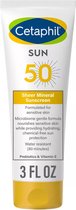 Cetaphil Sheer Mineral Sunscreen for Face & Body - SPF 50 - Pure minerale zonnebrandcrème - SPF 50 - 89ml