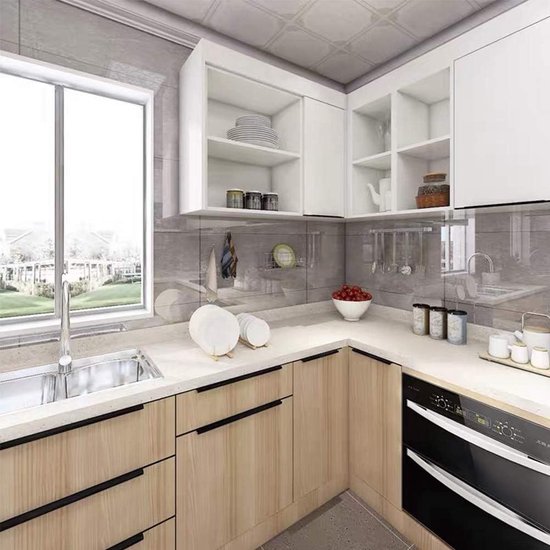 2 stuks meubelgrepen, wit, onzichtbare kastgrepen, verborgen ladeknoppen, deurgreep, achterschroefgreep voor slaapkamer, keuken, kledingkast, profielgreep, met schroeven (lengte 1200 mm