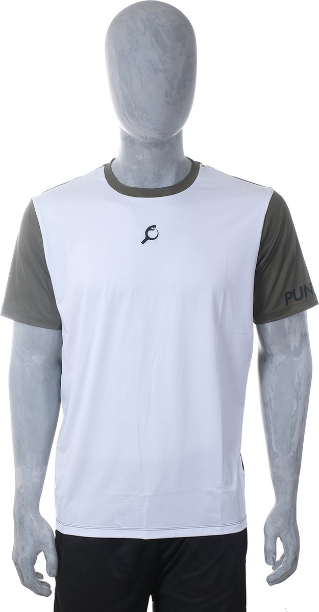 PUNTAZO Padel T-shirt Heren Sportshirt Small groen Korte mouw