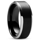 Lucleon - Aesop - Zwarte titanium ring voor heren