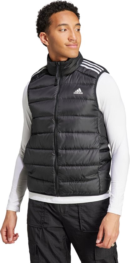 adidas Sportswear Essentials 3-Stripes Light Down Vest - Heren - Zwart- S