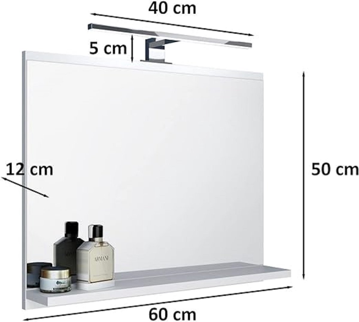 Badkamerspiegelkast - badkamer accessoires - Hotel Kwaliteit Gift Set Luxe Bad Accessoire 12 x 50 x 60 cm