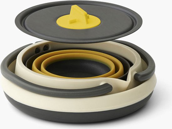 Sea To Summit Frontier Opvouwbare Theepot Set 3 Eenheden Goud — afbeelding 2