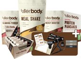 Killerbody Afval Starterspakket - Maaltijdshake & Fatburner - Banana Bread & Raspberry & Cookies and Cream - 1200 gr