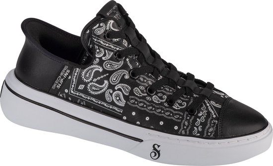 Skechers Slip-Ins Snoop One - Double G 251017-BKW, Mannen, Zwart, Sneakers,Sneakers, maat: 41,5