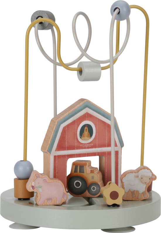 Little Dutch - Activiteitenspiraal hout FSC - Little Farm