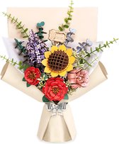 Robotime Flower Bouquet TW01H - Fleurs - Bouquet - Artisanat - Kit de construction en bois - Adultes