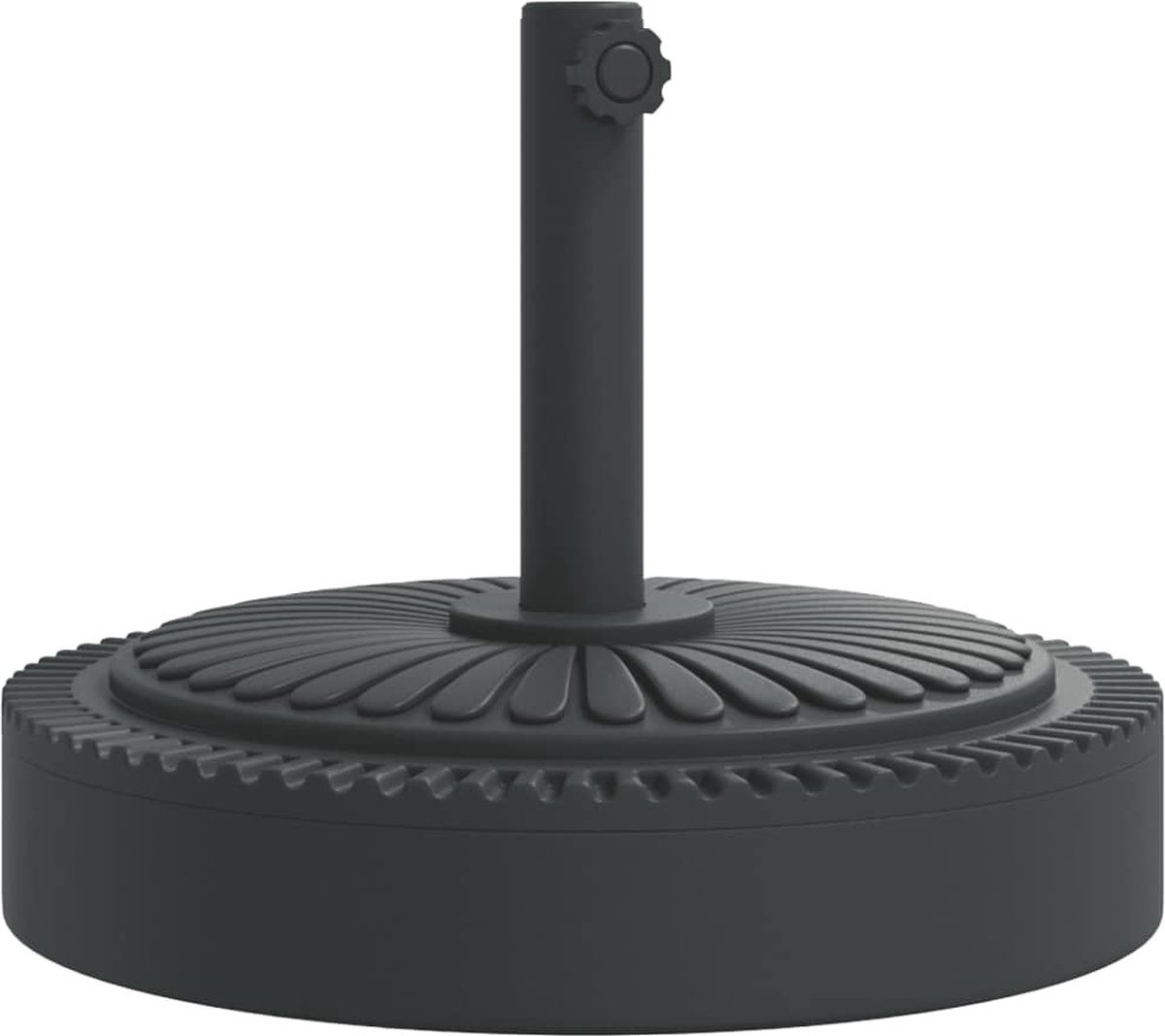 vidaXL - Parasolvoet - voor - stokken - van - Ø38 - / - 48 - mm - 25 - kg - rond