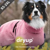 Dryup-hondenbadjas-hondenjas-Dryup-cape-badjas hond-Rose- Maat XL 70cm