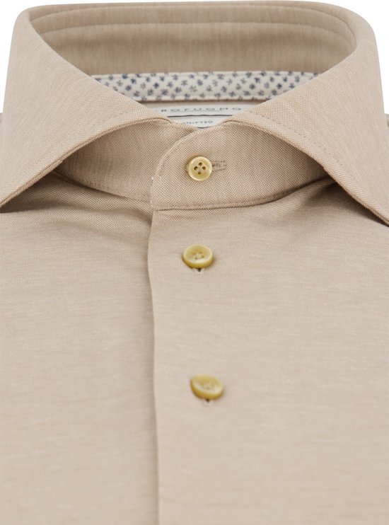 Profuomo business overhemd beige