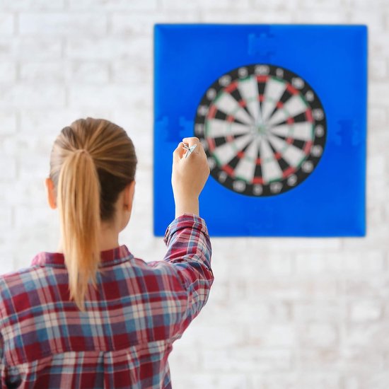 Dartbord Surround Ring R6 4-Delig 45 cm Muurbescherming Ø 71x71x3 cm Bordeaux Kleur van Dart — afbeelding 2