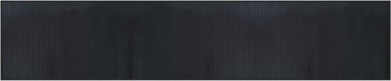 vidaXL-Vloerkleed-rechthoekig-60x300-cm-bamboe-zwart