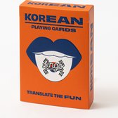 Lingo- Cartes à jouer coréen- cartes à jouer- apprentissage des langues- Coréen- jeunes et vieux- Vocabulaire coréen- vocabulaire- Cuir le vocabulaire coréen de manière amusante et simple- 52 traductions essentielles- Apprendre- voyager- jouer