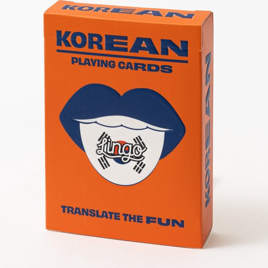 Foto: Lingo korean speelkaarten playingcards talen leren korean jong en oud koreaanse woordenschat woordenschat leer koreaanse woordenschat op een leuke en gemakkelijke manier 52 essenti le vertalingen leren reizen spelen