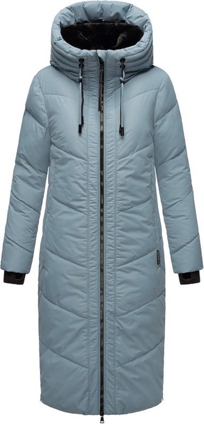 Warm & Waterafstotend Marikoo NADAREE XVI - Winterjas Dames - Volwassen - Capuchon - Powder blue - L