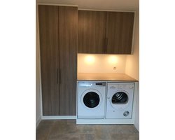 Wasmachine kast op maat - kast op maat - Stipt Op Maat