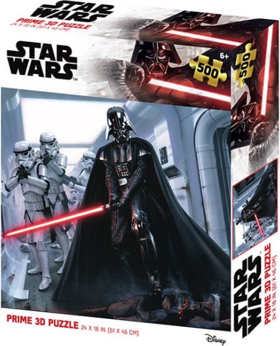 Prime 3D Star Wars Darth Vader & Storm Troopers - Prime 3D Puzzle (500)