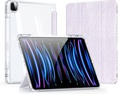 Dux Ducis - Tablet hoes geschikt voor Apple iPad Pro 11 (2024) - Unid Tri-fold Case - Met Pencilhouder en Auto/Wake Functie - Paars