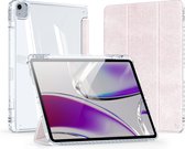 Dux Ducis - Tablet hoes geschikt voor Apple iPad Air 13 (2024) - Unid Tri-fold Case - Met Pencilhouder en Auto/Wake Functie - Roze