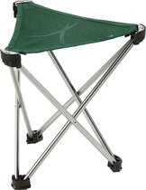 Mini lichtgewicht campingstoel, opklapbare kruk tot 100 kg, aluminium, Eden (groen)